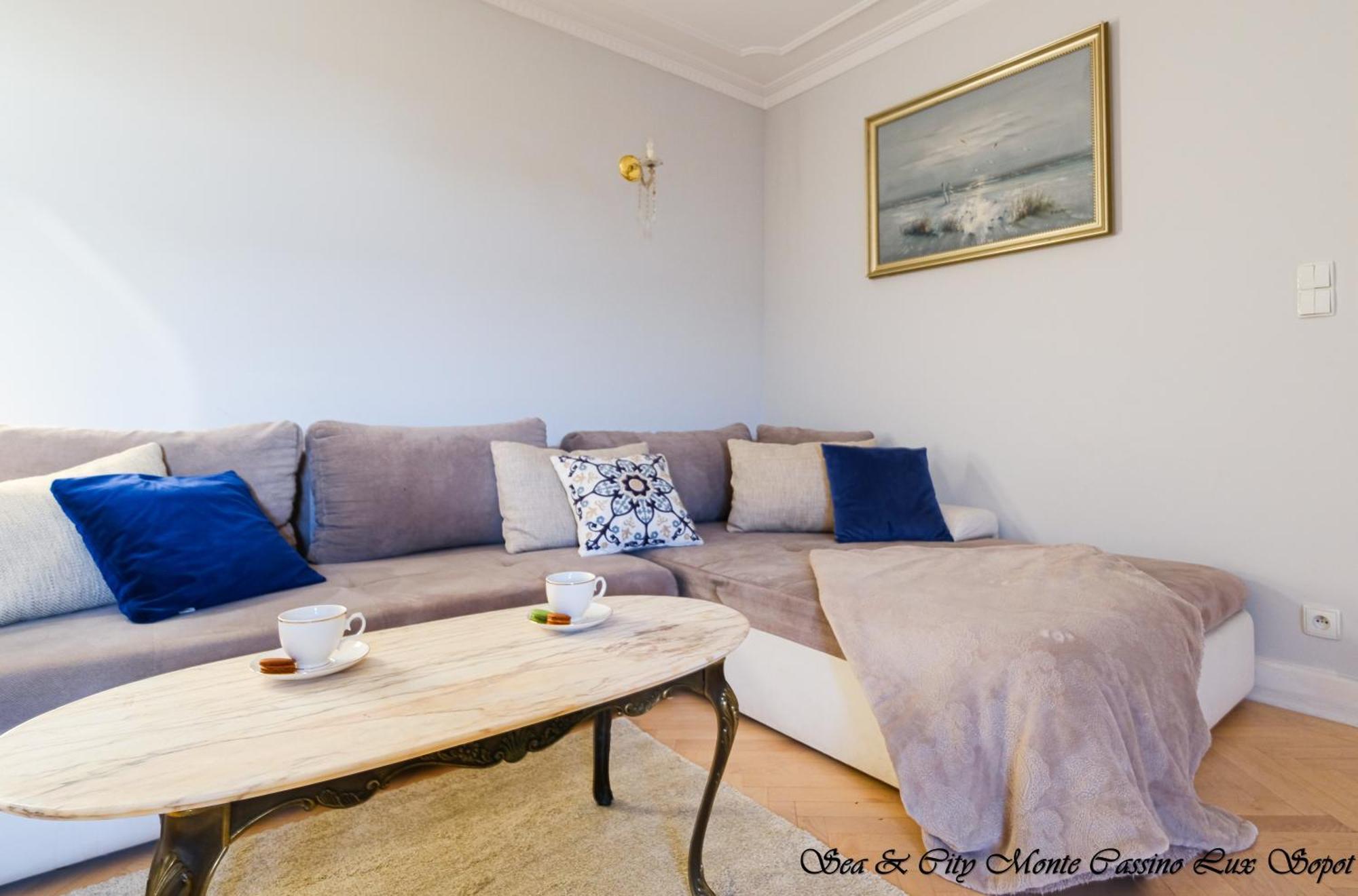 Sea & City 50 M Monte Casinno 100 M Beach Apartments Lux Sopot Buitenkant foto
