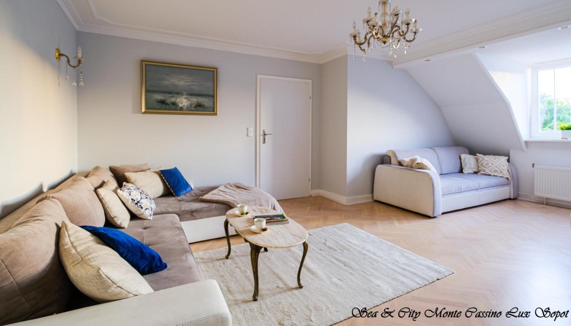 Sea & City 50 M Monte Casinno 100 M Beach Apartments Lux Sopot Buitenkant foto